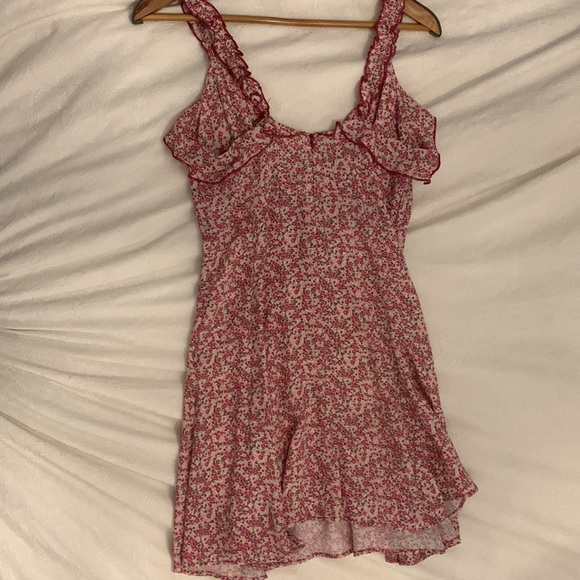 Pink flower printed dress - Picture 5 of 5